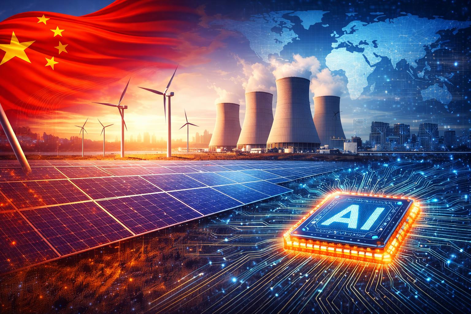 Китай наращивает энергетические мощности в рамках стратегии технологического лидерства